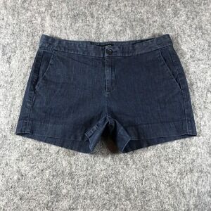 Banana Republic Shorts Womens 29/8 Blue Denim Hampton Fit Chino Casual Stretch